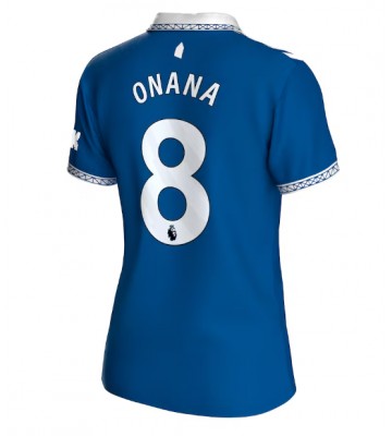 Everton Amadou Onana #8 Replika Hjemmebanetrøje Dame 2023-24 Kortærmet